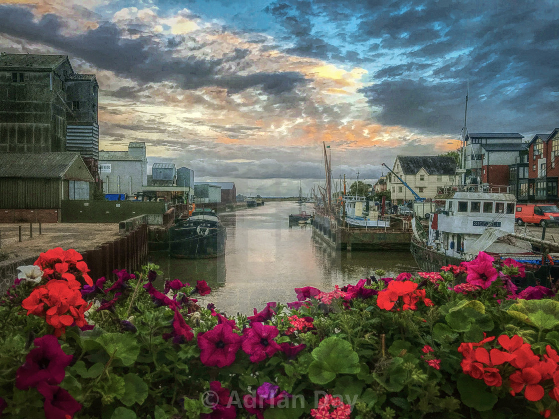"Summer on River black water" by Adrian Day - $15.39 "Summer on River black water" stock image