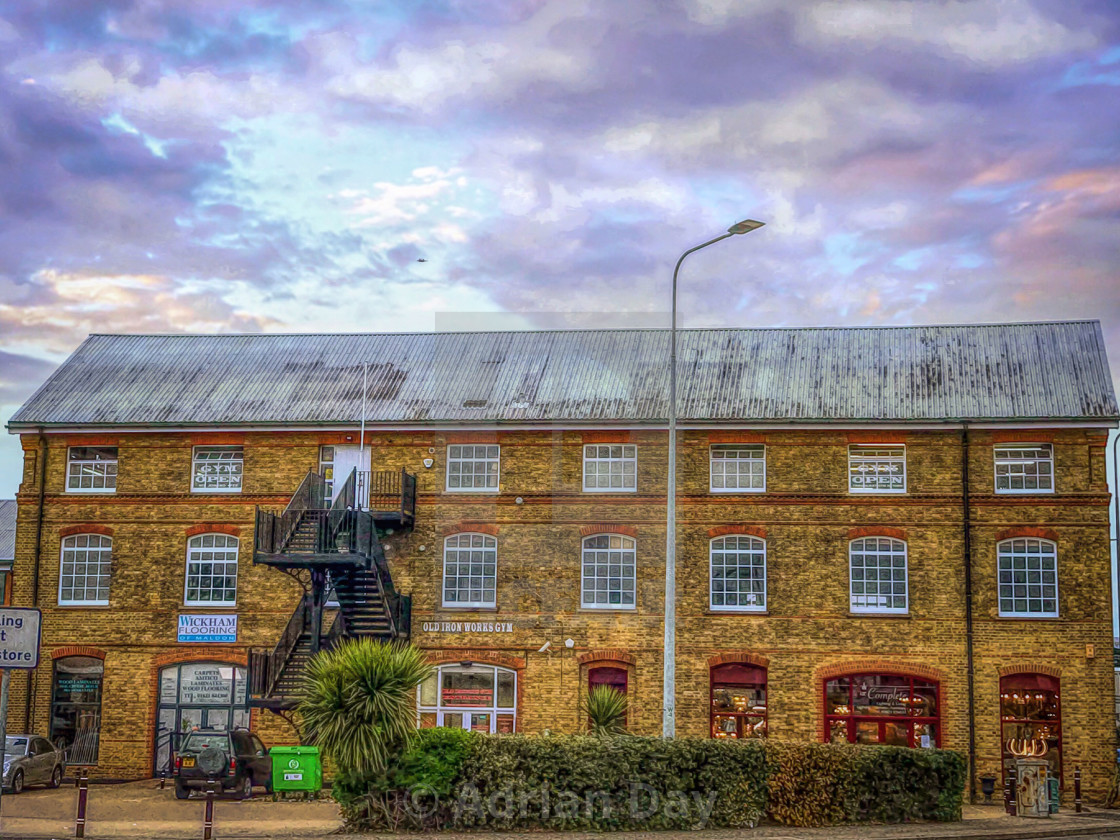 "Iconic Old Ironworks" by Adrian Day - $15.39 "Iconic Old Ironworks" stock image
