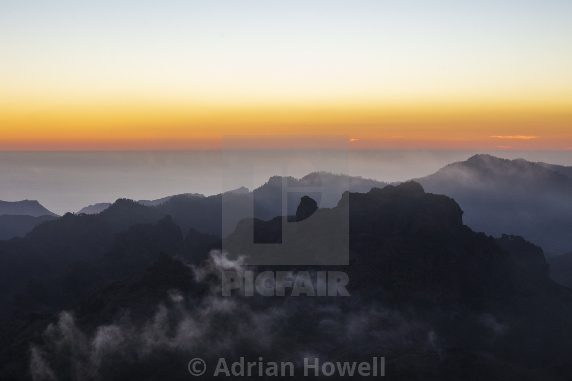 "Misty Silhouettes" by Adrian Howell - $15.46 "Misty Silhouettes" stock image