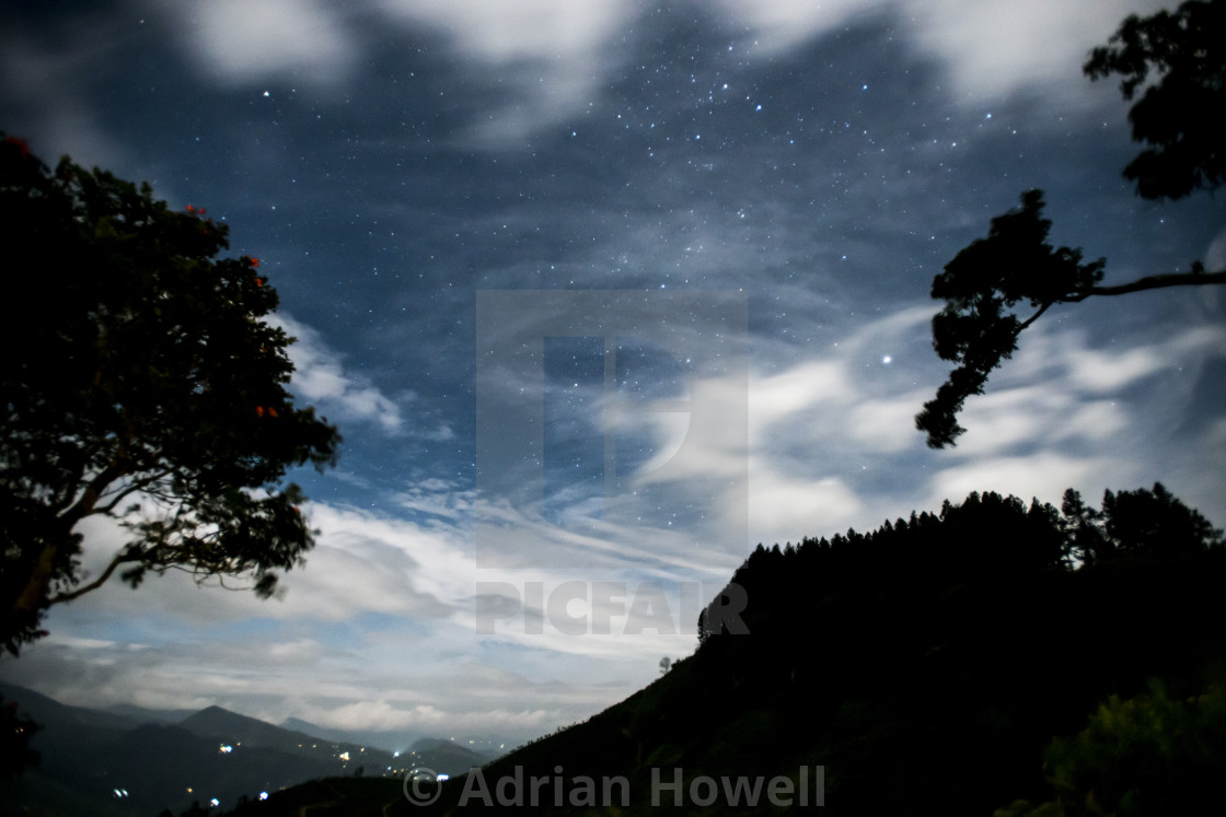 "Starry Night no. 2" by Adrian Howell - $23.18 "Starry Night no. 2" stock image