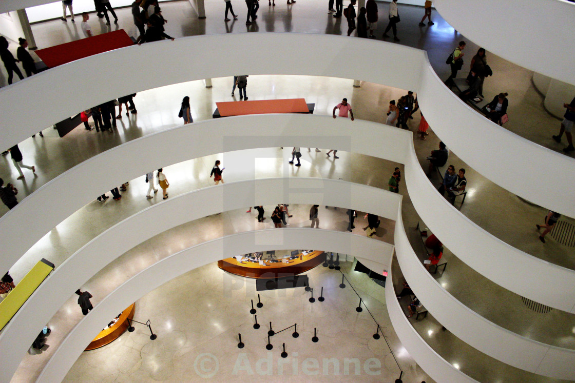 Interior Of The Guggenheim Museum License Download Or