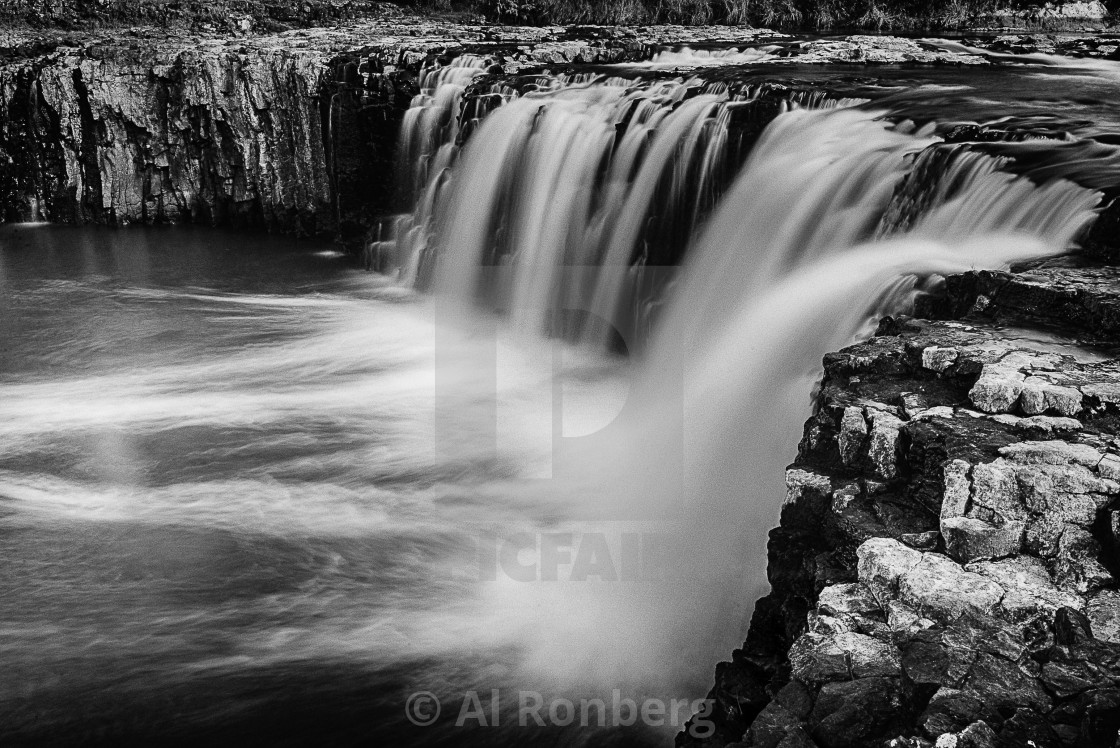 "Haruru Falls" stock image