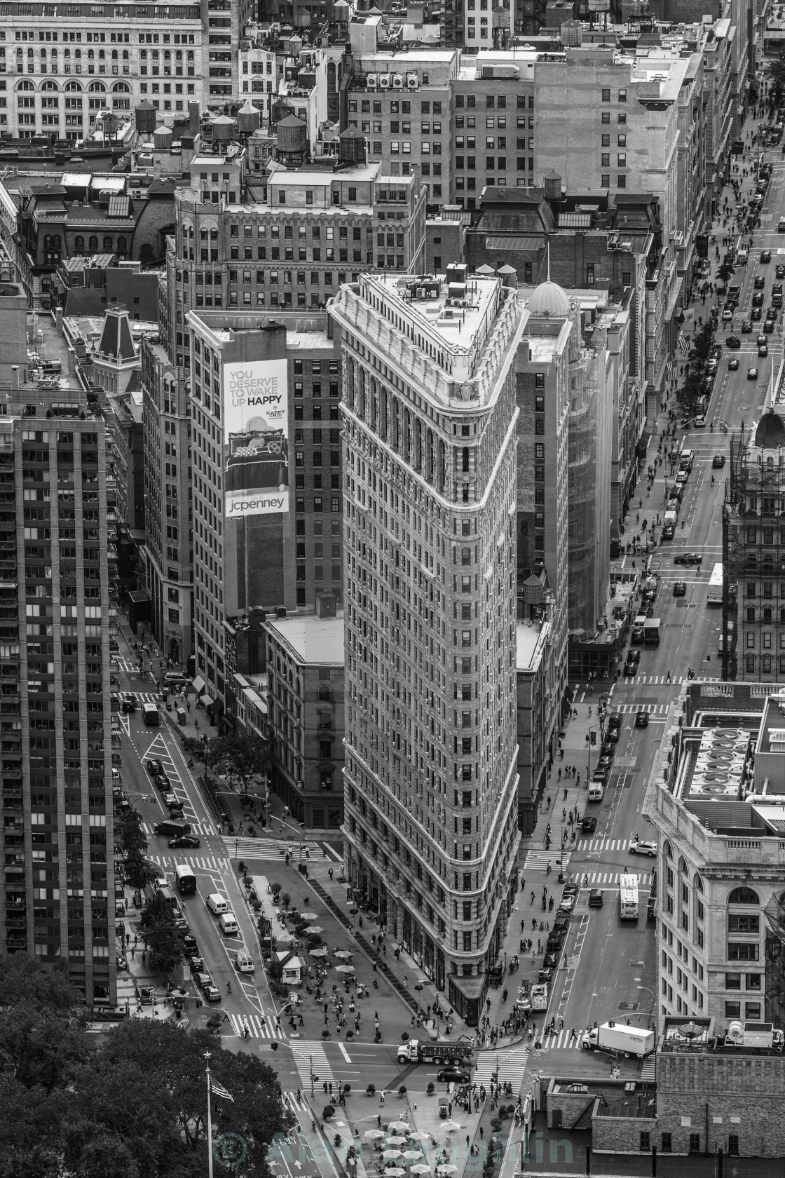 "Flat Iron Building New York" stock image