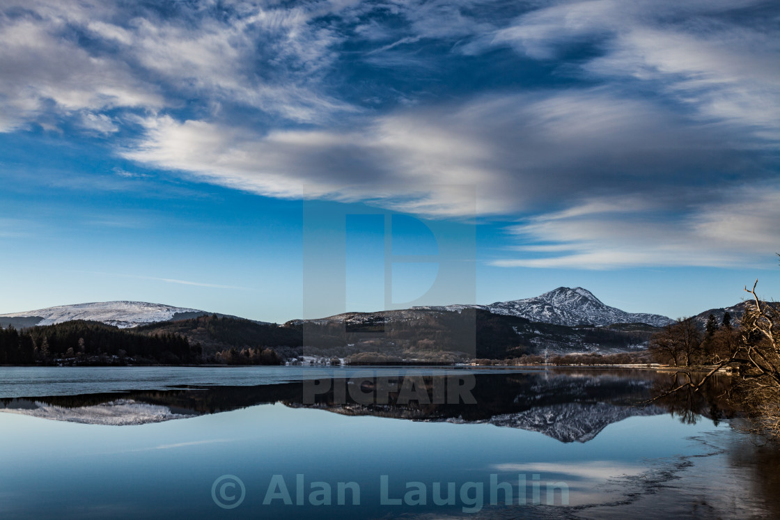 "Loch Ard Winter 5" stock image