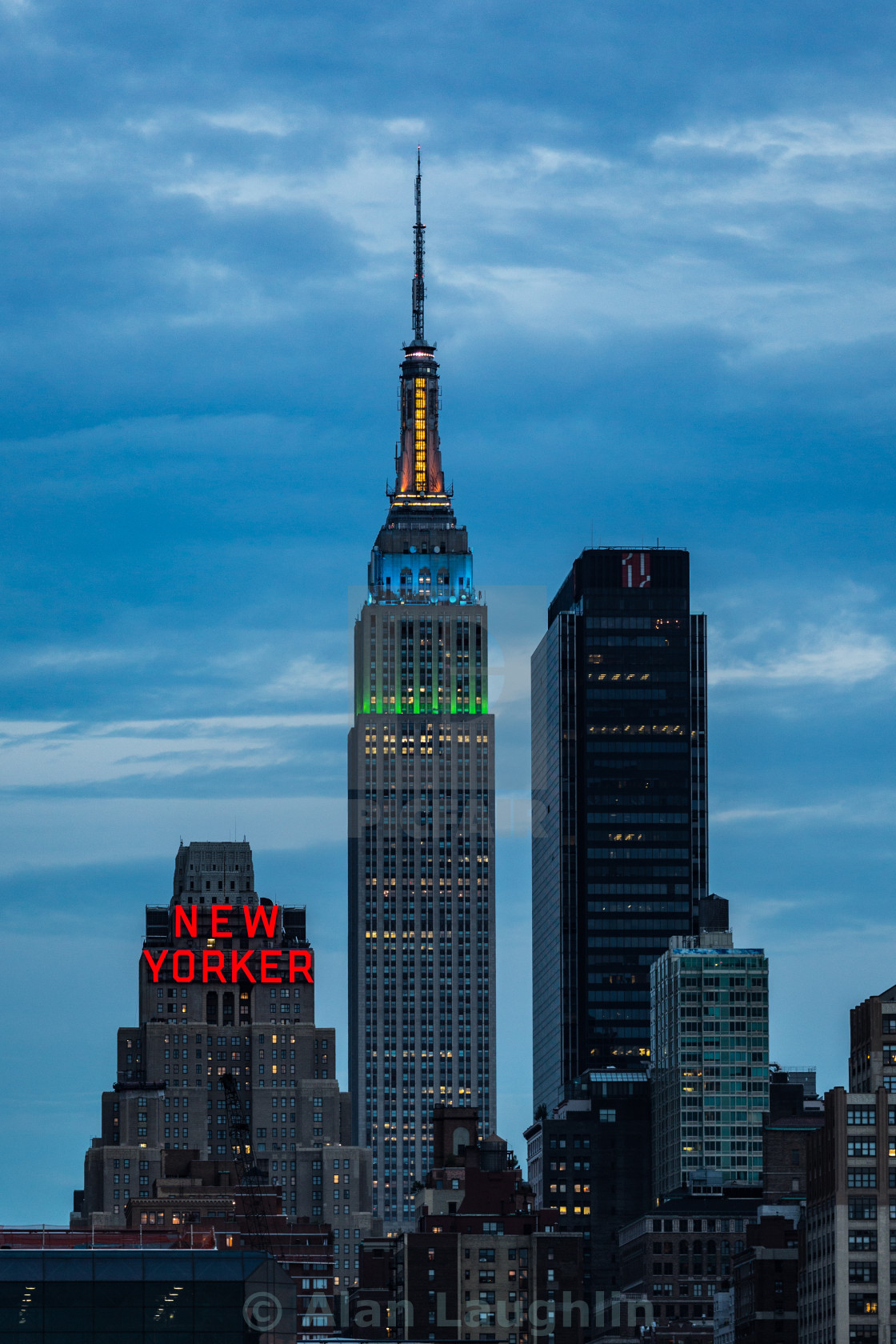 "The Empire State Building" stock image