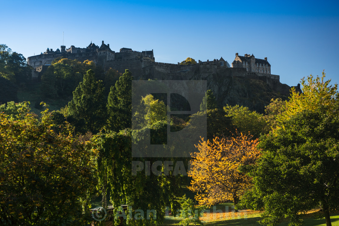 "Edinburgh Castle" stock image