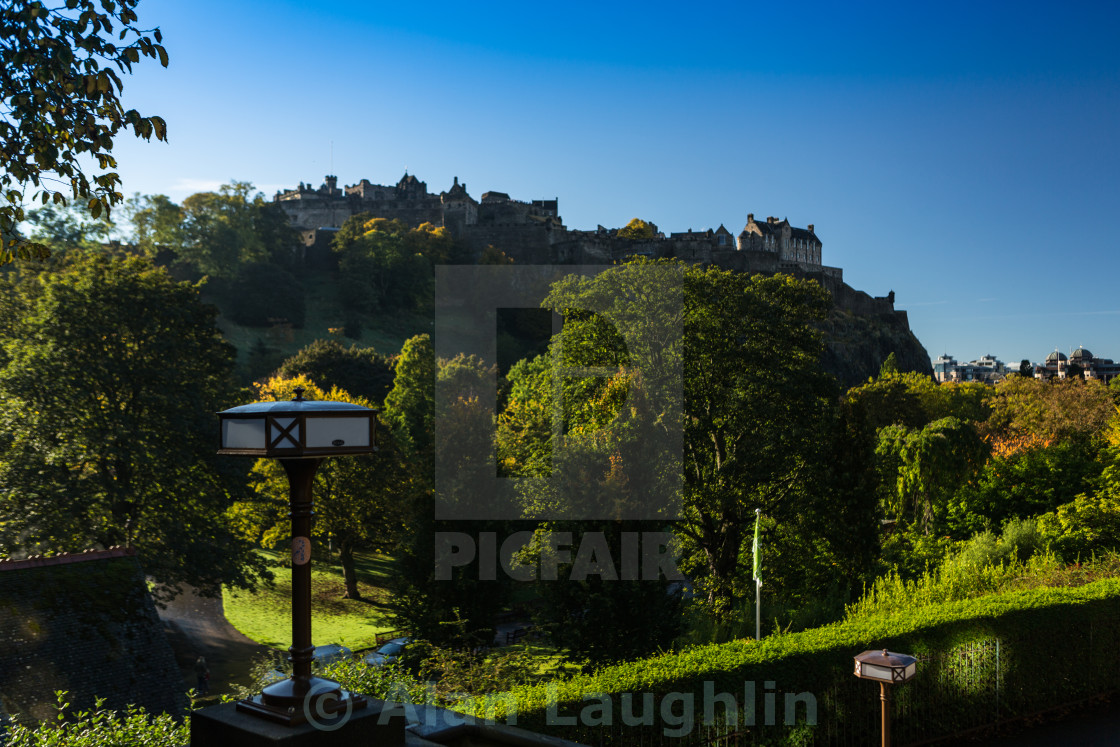 "Edinburgh Castle" stock image