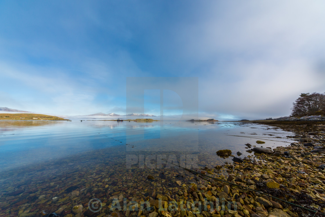 "Loch Linnhe Shore" stock image