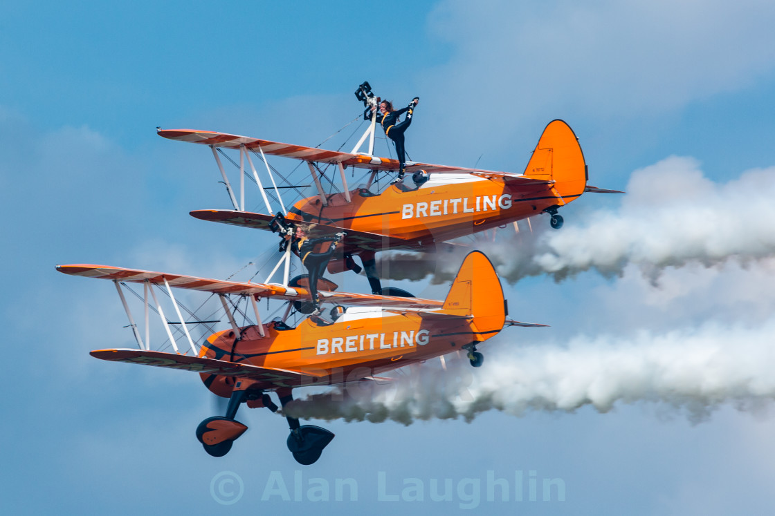 "Breitling Wing Walkers" stock image