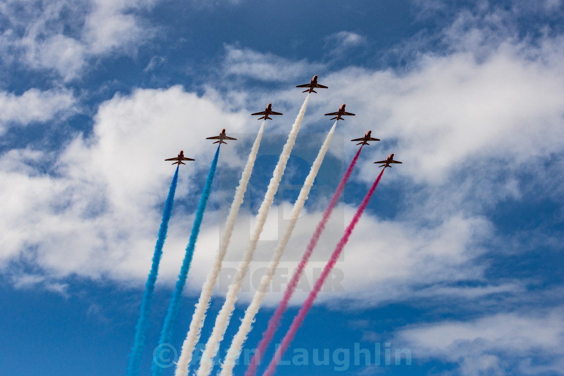 "Red Arrows Display Team" stock image