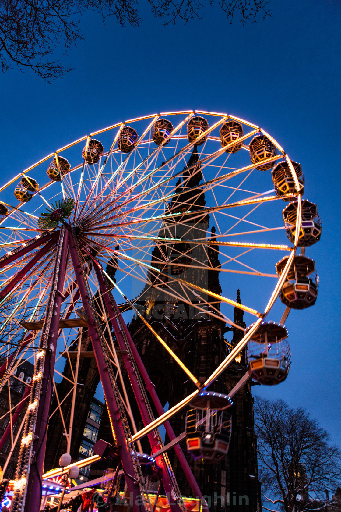 "Christmas Big Wheel" stock image