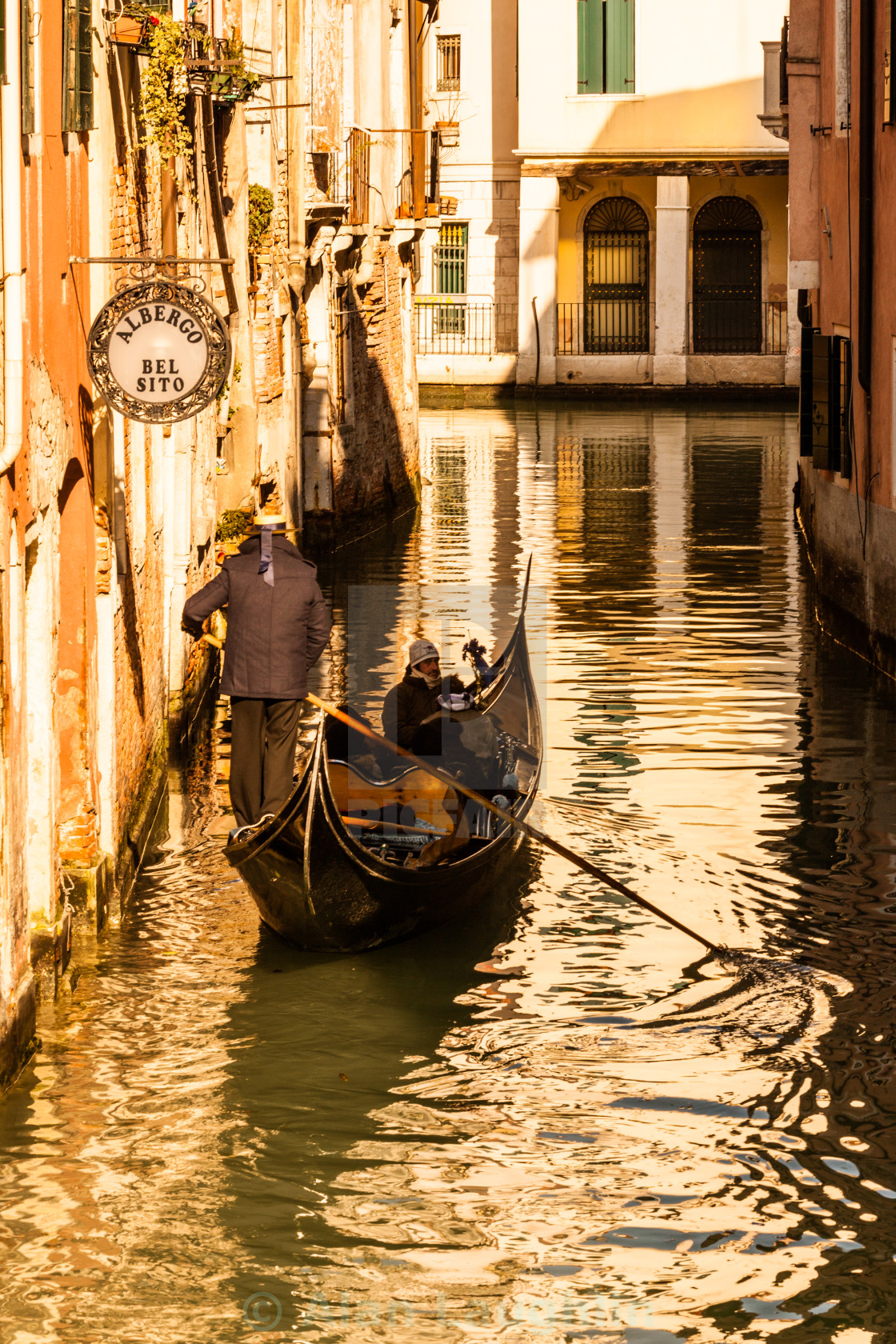 "Early Morning Gondola" stock image