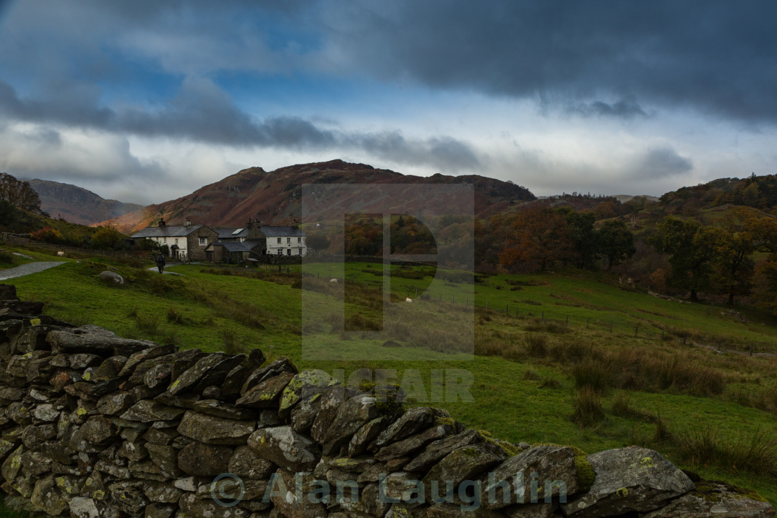 "Early Autumn Lake District Lake District" stock image