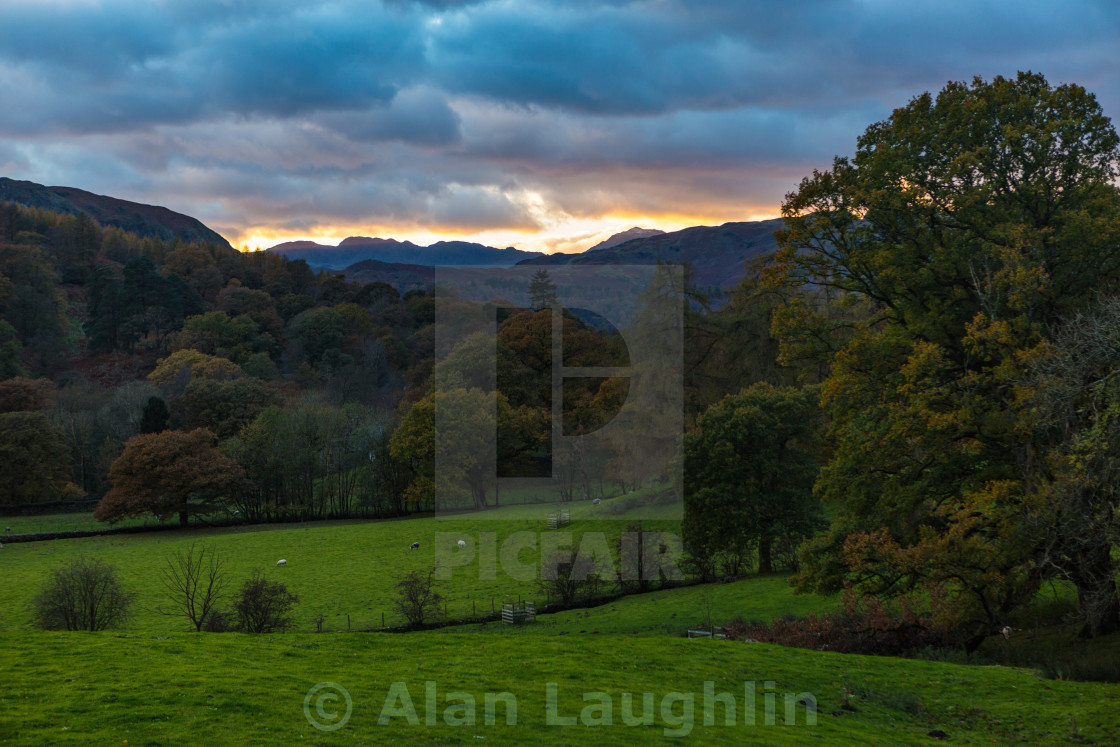 "Early Autum Lake District" stock image