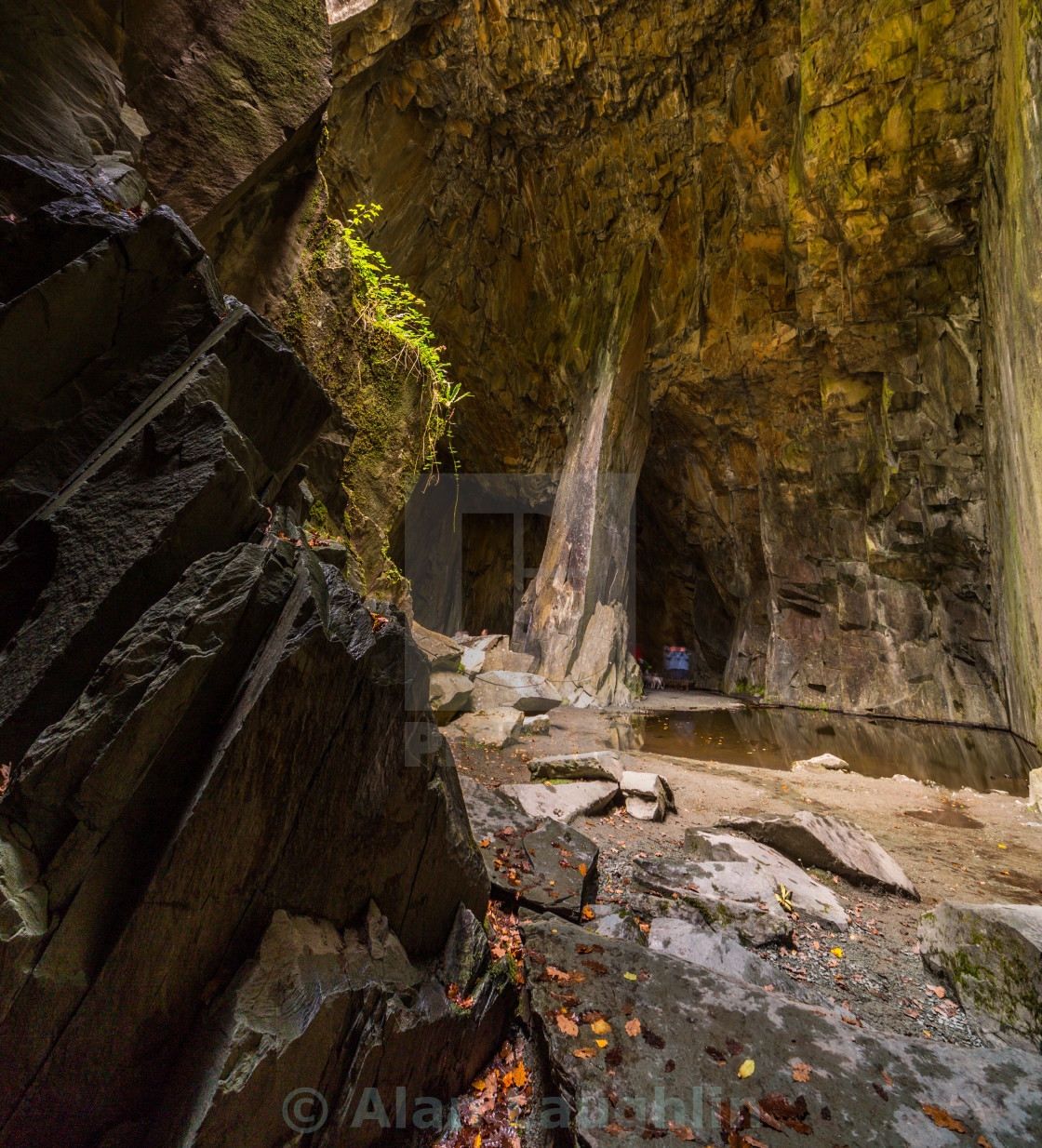 "Cathedral Cavern" stock image