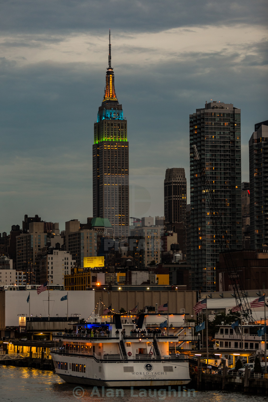 "The Empire State Building" stock image