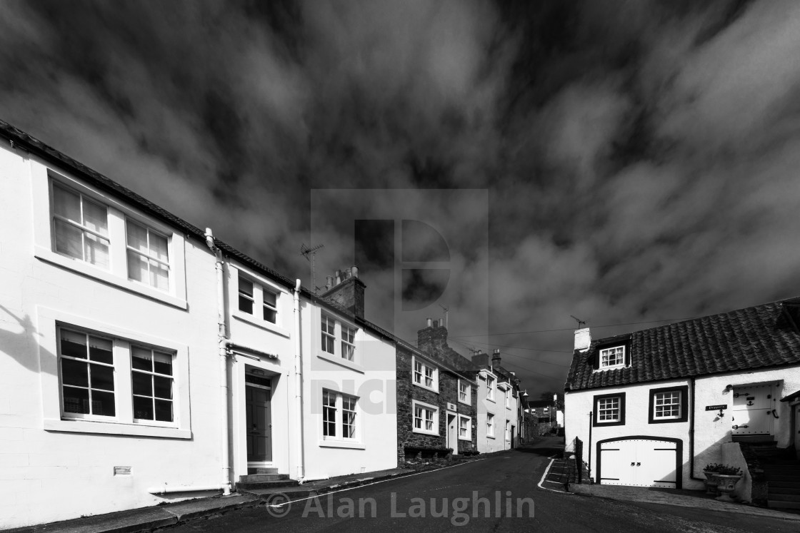 "Crail Fishing Village" stock image