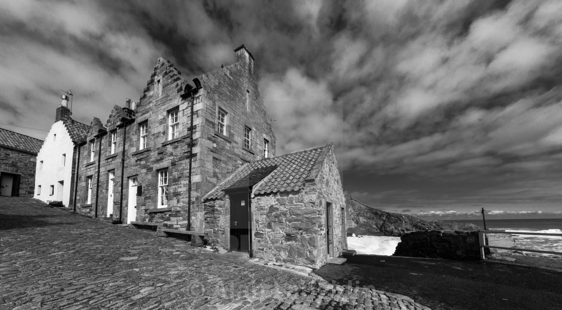 "Crail Fishing Village" stock image