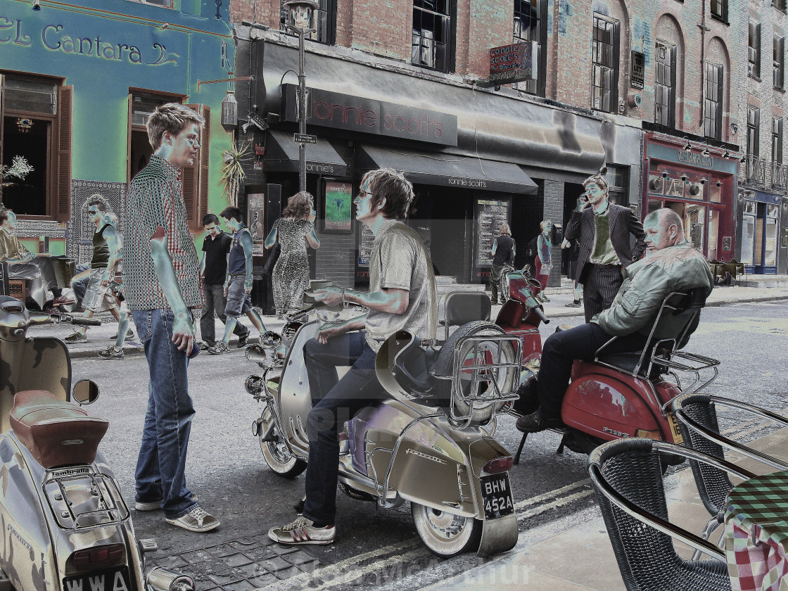 "The At of Scooting" by Alan McArthur - $76.83 "The At of Scooting" stock image