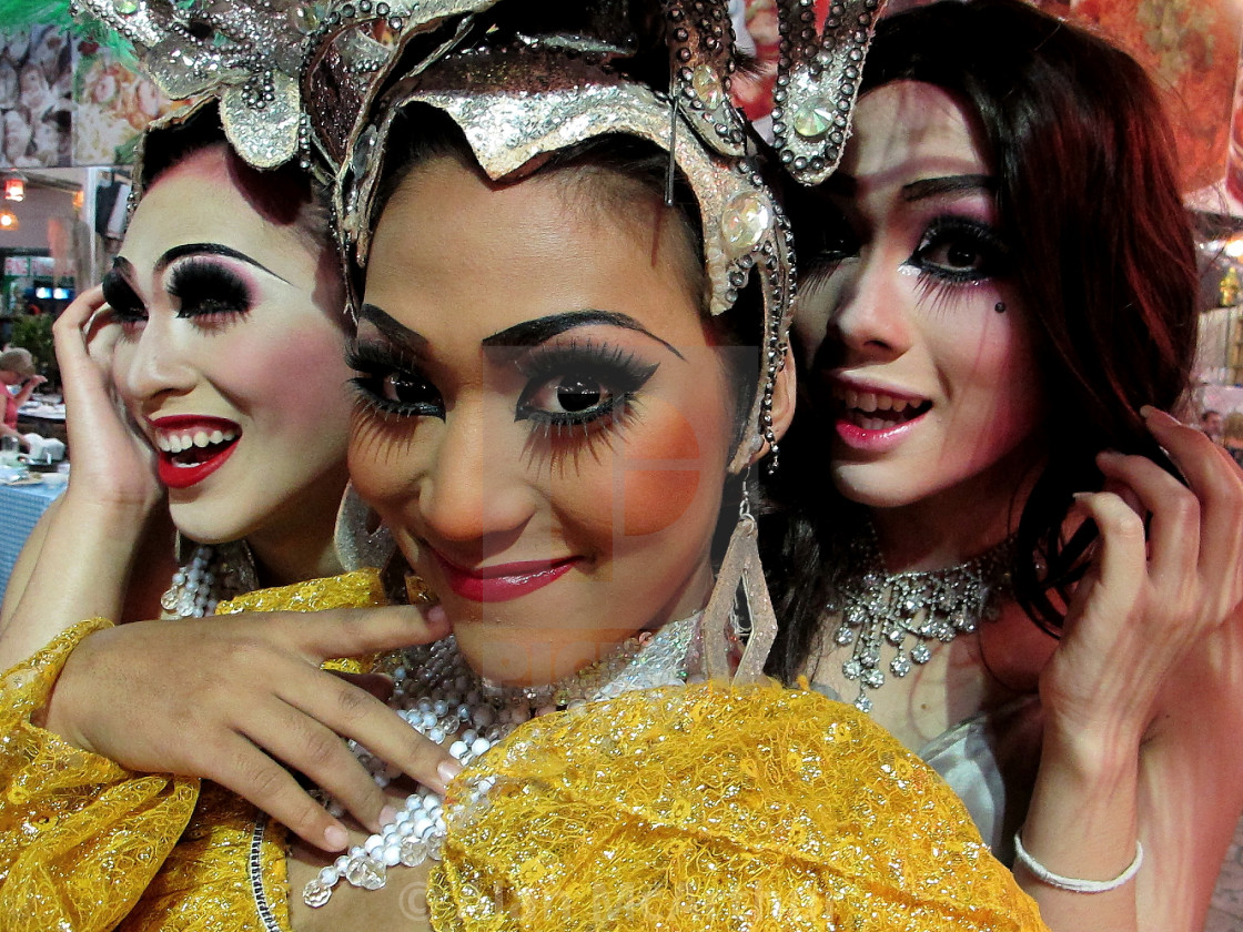"More Ladyboys Cabaret" by Alan McArthur - $77.88 "More Ladyboys Cabaret" stock image