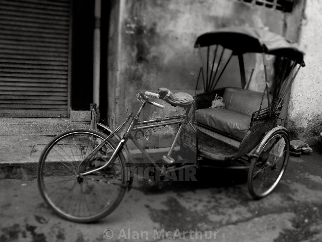 "Rickshaw Chiang Mai Thailand" by Alan McArthur - $76.83 "Rickshaw Chiang Mai Thailand" stock image