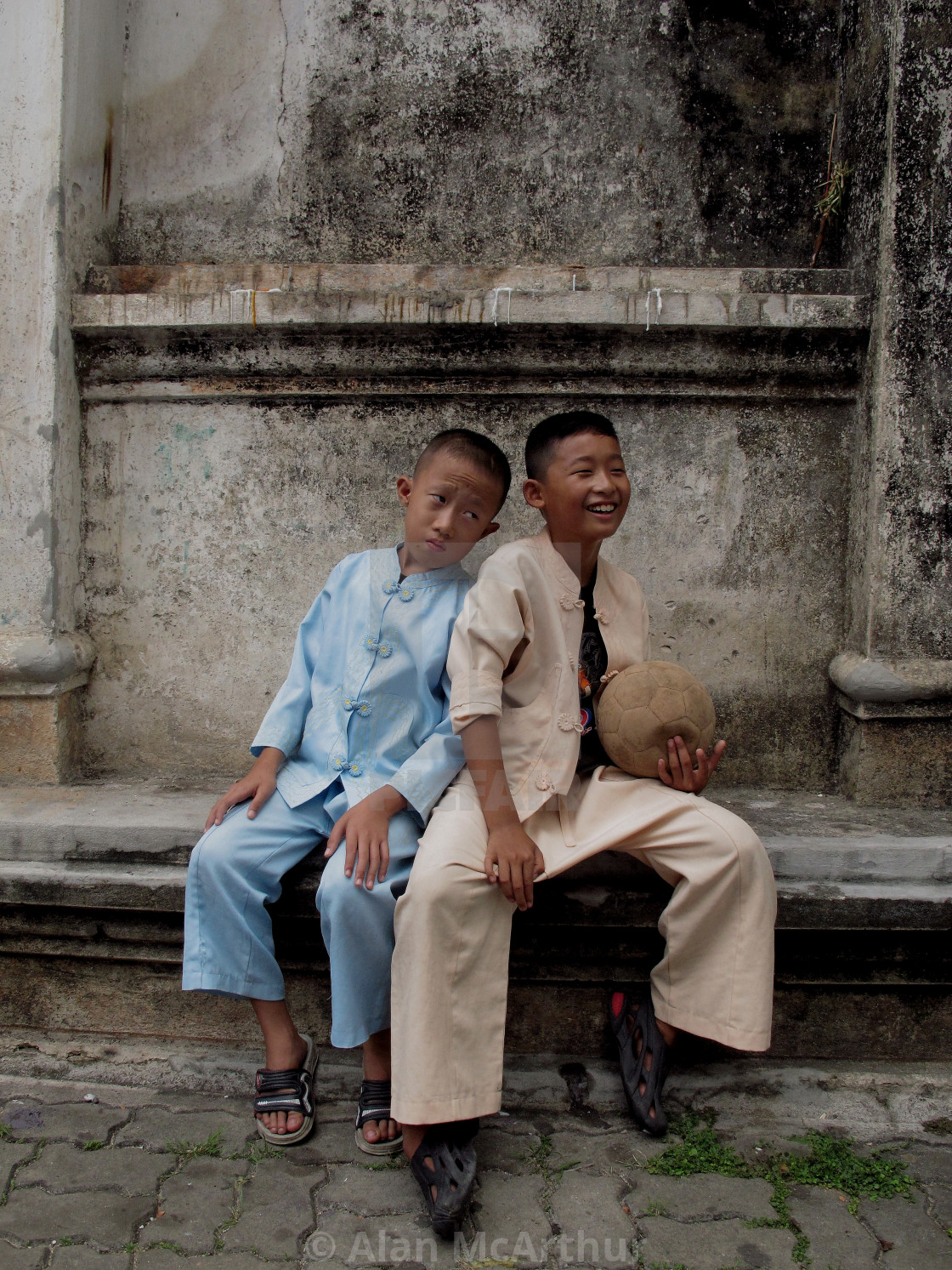 "Burmese Refugee Kids" by Alan McArthur - $76.83 "Burmese Refugee Kids" stock image