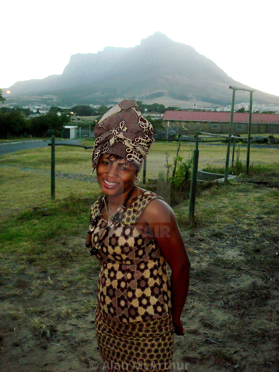 "South African lady in traditional dress posing for the camera" by Alan McArthur - $76.83 "South African lady in traditional dress posing for the camera" stock image