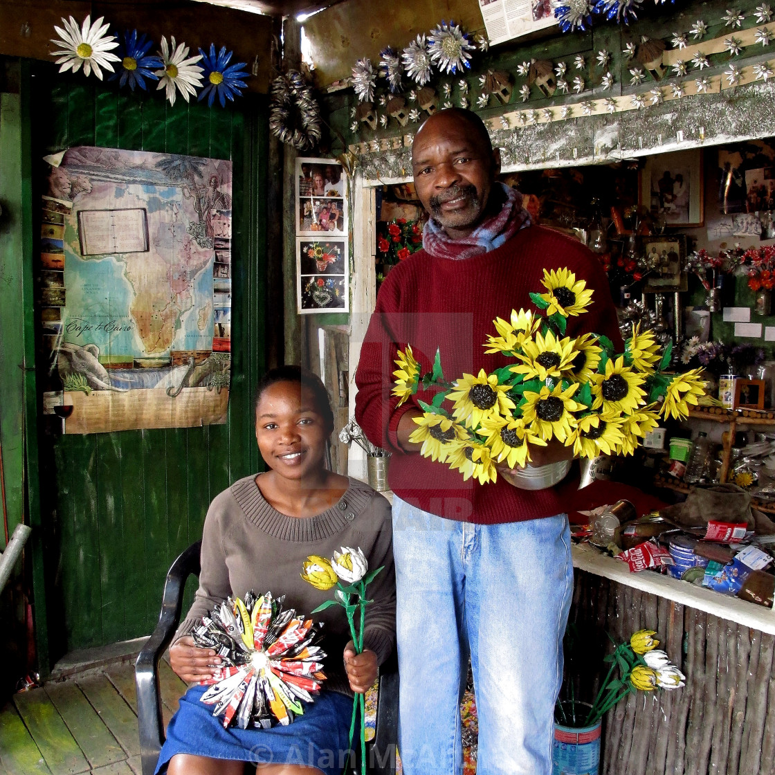 "South Africa and Father and Daughter holding Flowers" by Alan McArthur - $76.83 "South Africa and Father and Daughter holding Flowers" stock image
