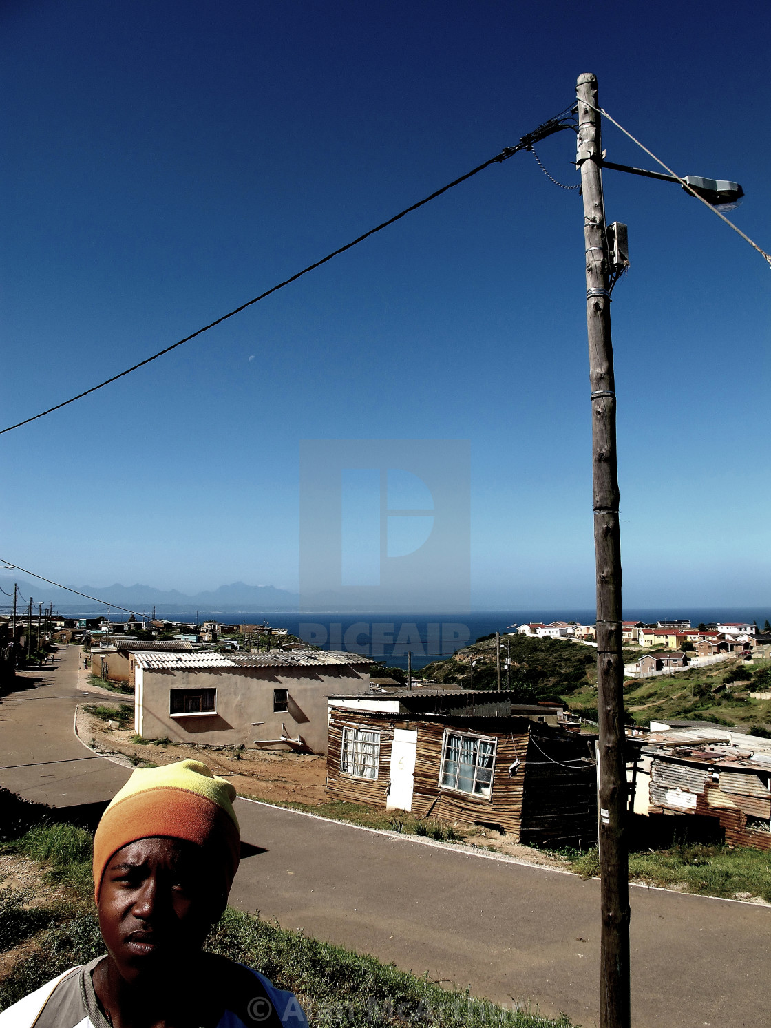 "South African Township Life" by Alan McArthur - $76.83 "South African Township Life" stock image