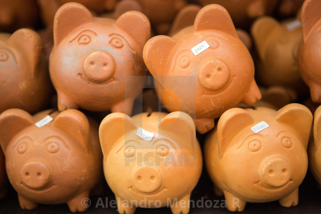 mud piggy bank