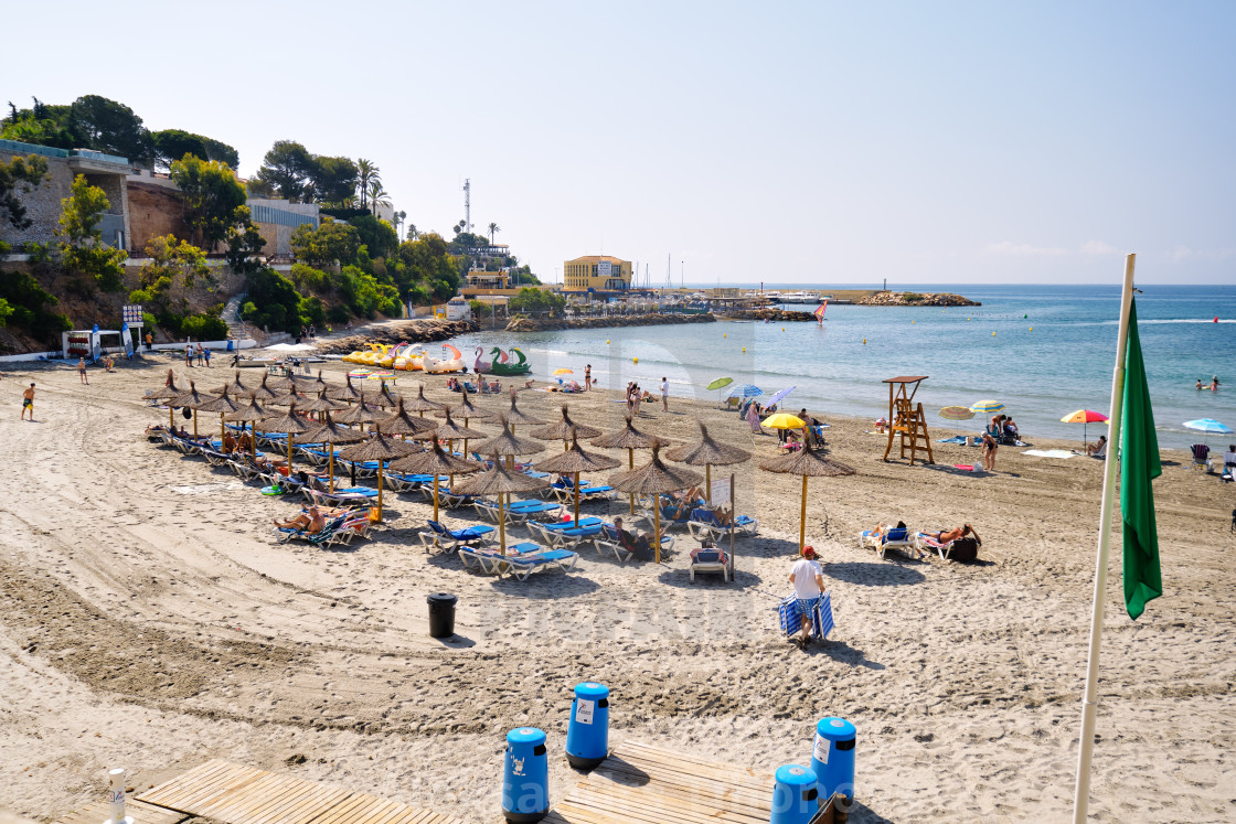Torrevieja Spain June 25 2019 Holidaymakers Enjoy