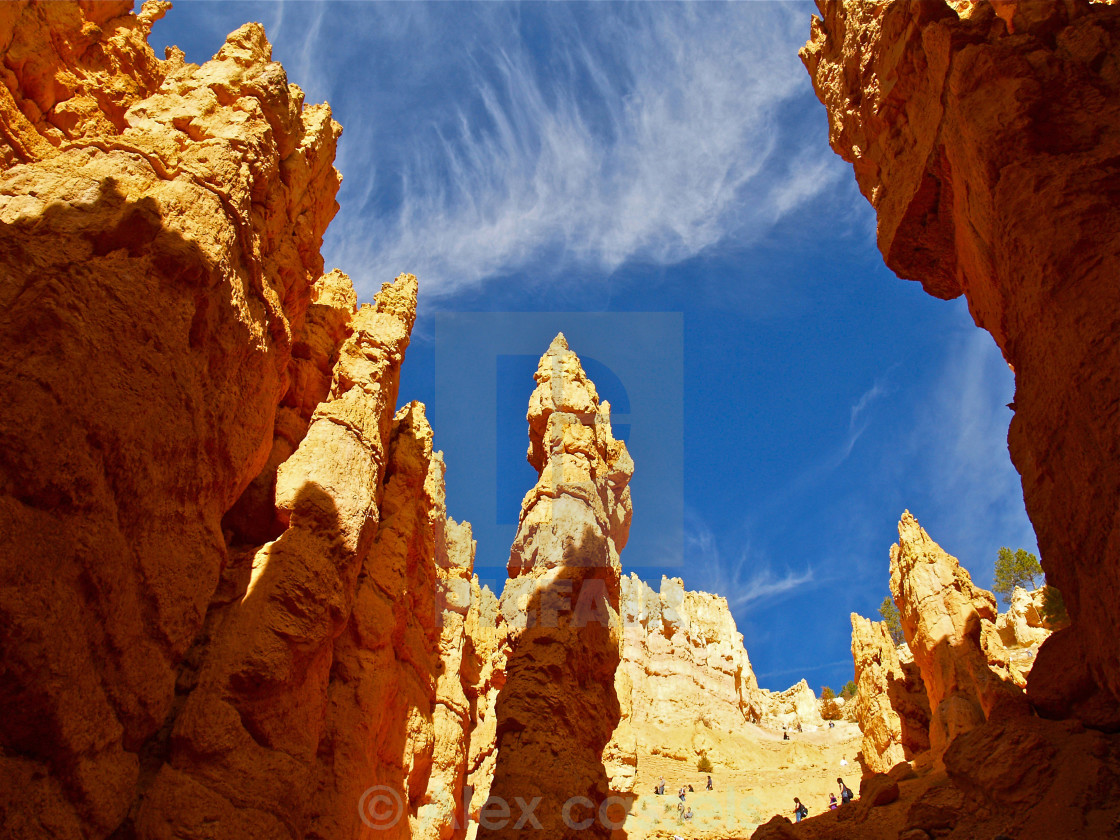 "Hoodoos of the Navajo Trail" stock image