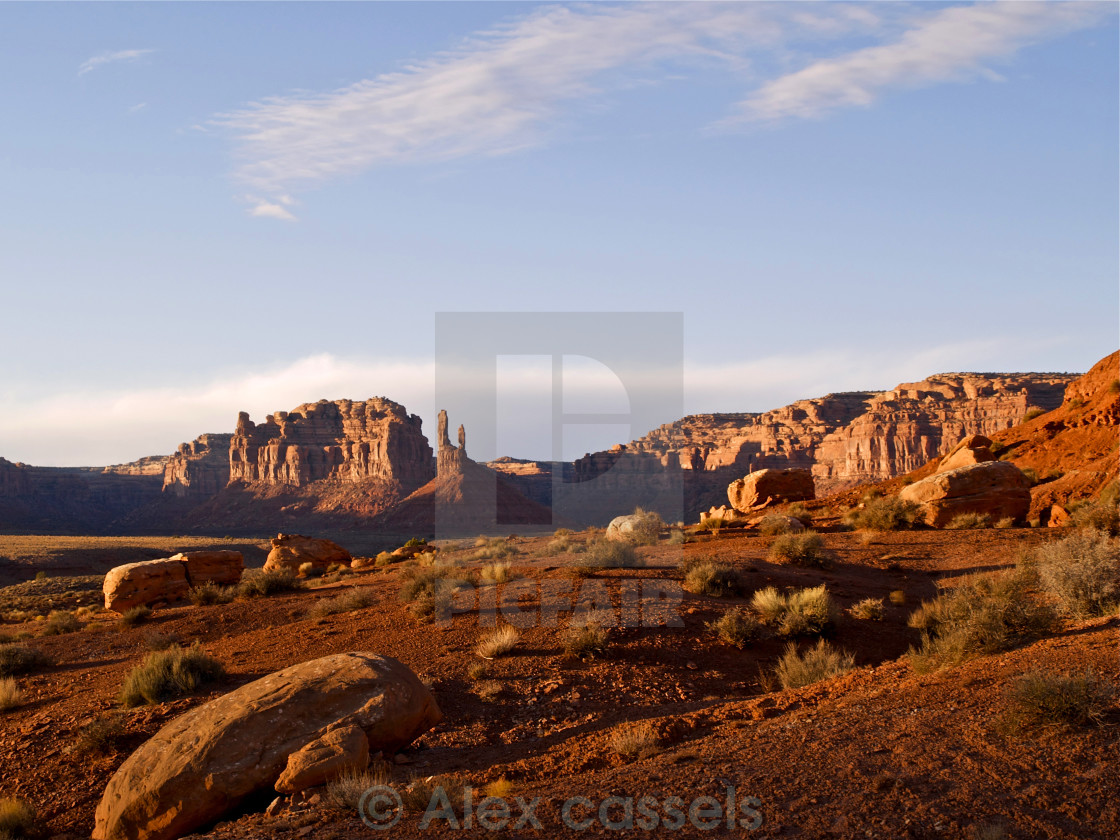 "The Valley of the Gods" stock image