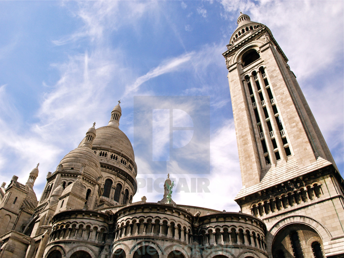 "The Sacre Coeur" stock image