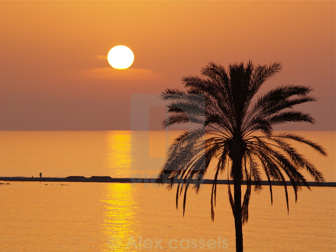 "Golden Sunset in Cyprus" by Alex cassels - $31.72 "Golden Sunset in Cyprus" stock image