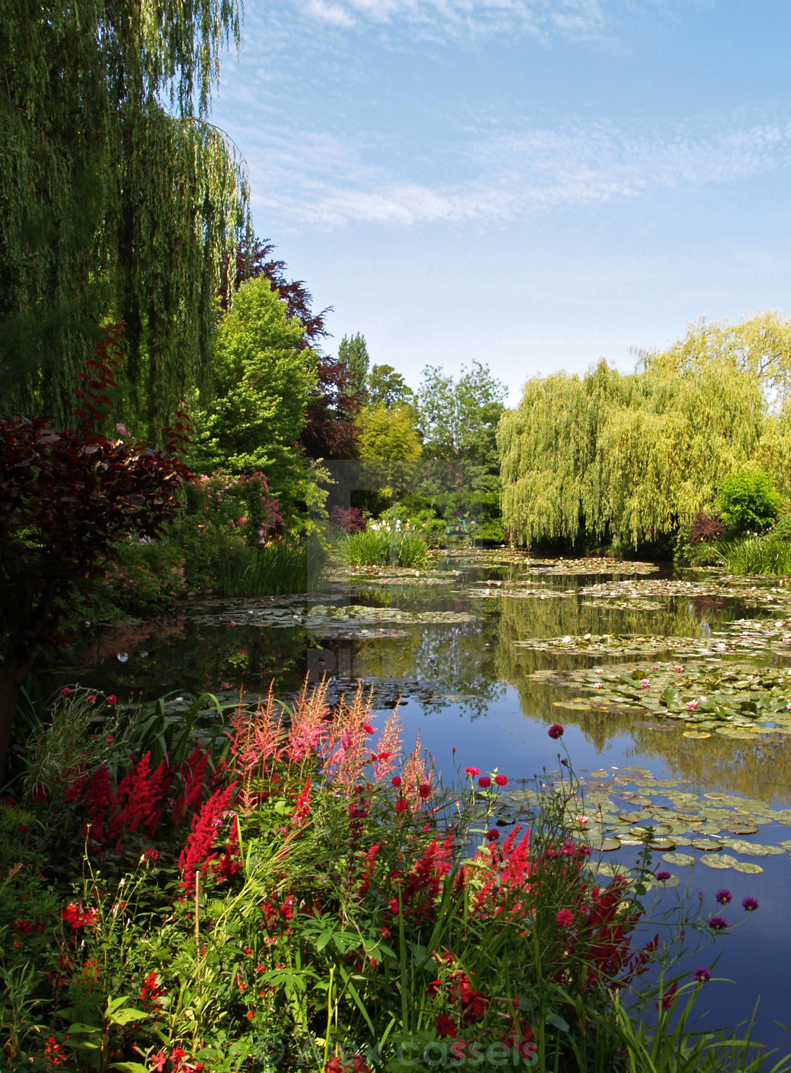 "Jardin d'Eau" stock image