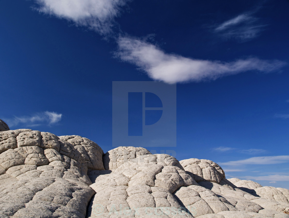 "The Brain Rocks of White Pocket" stock image