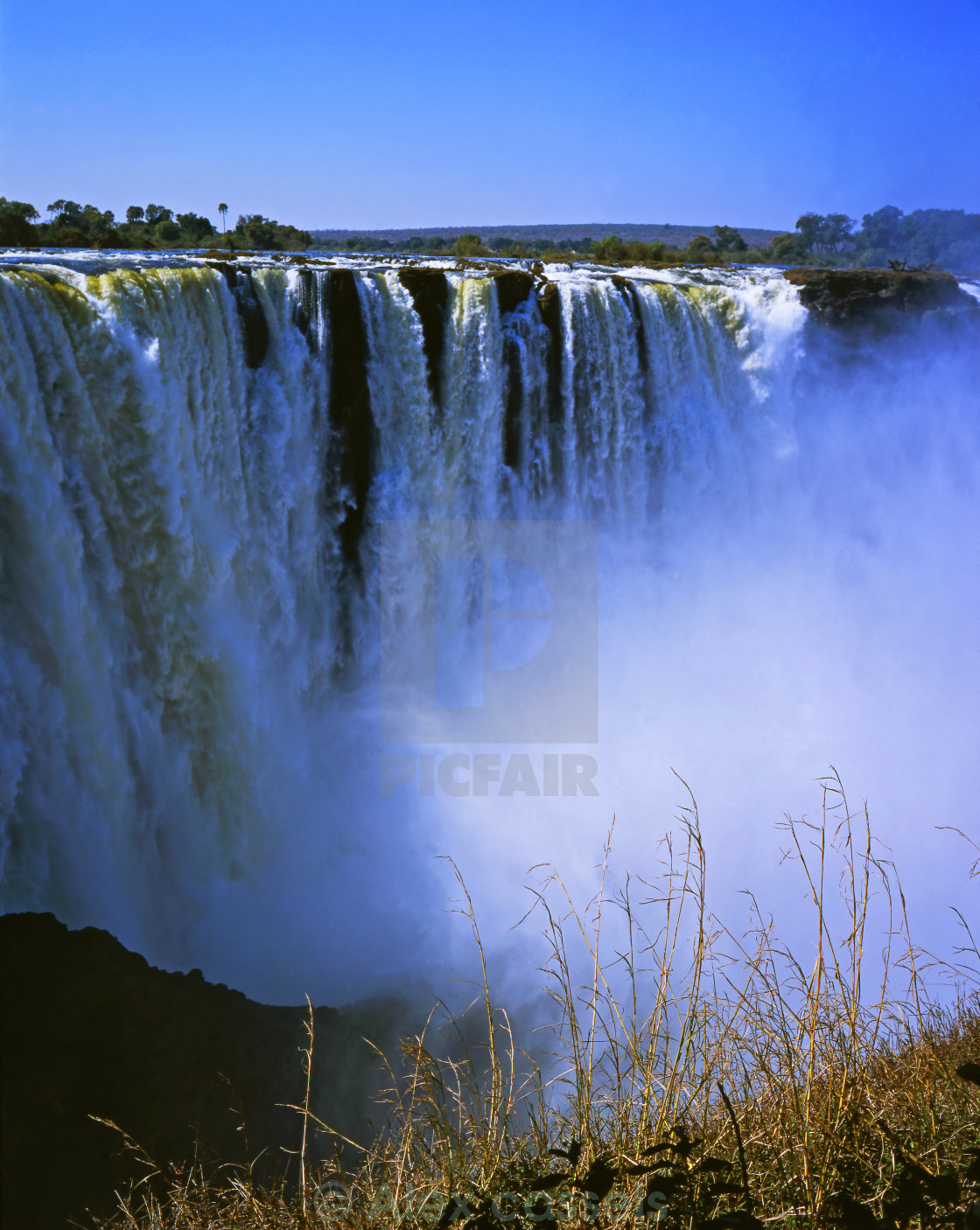"The Victoria Falls" by Alex cassels - $31.58 "The Victoria Falls" stock image