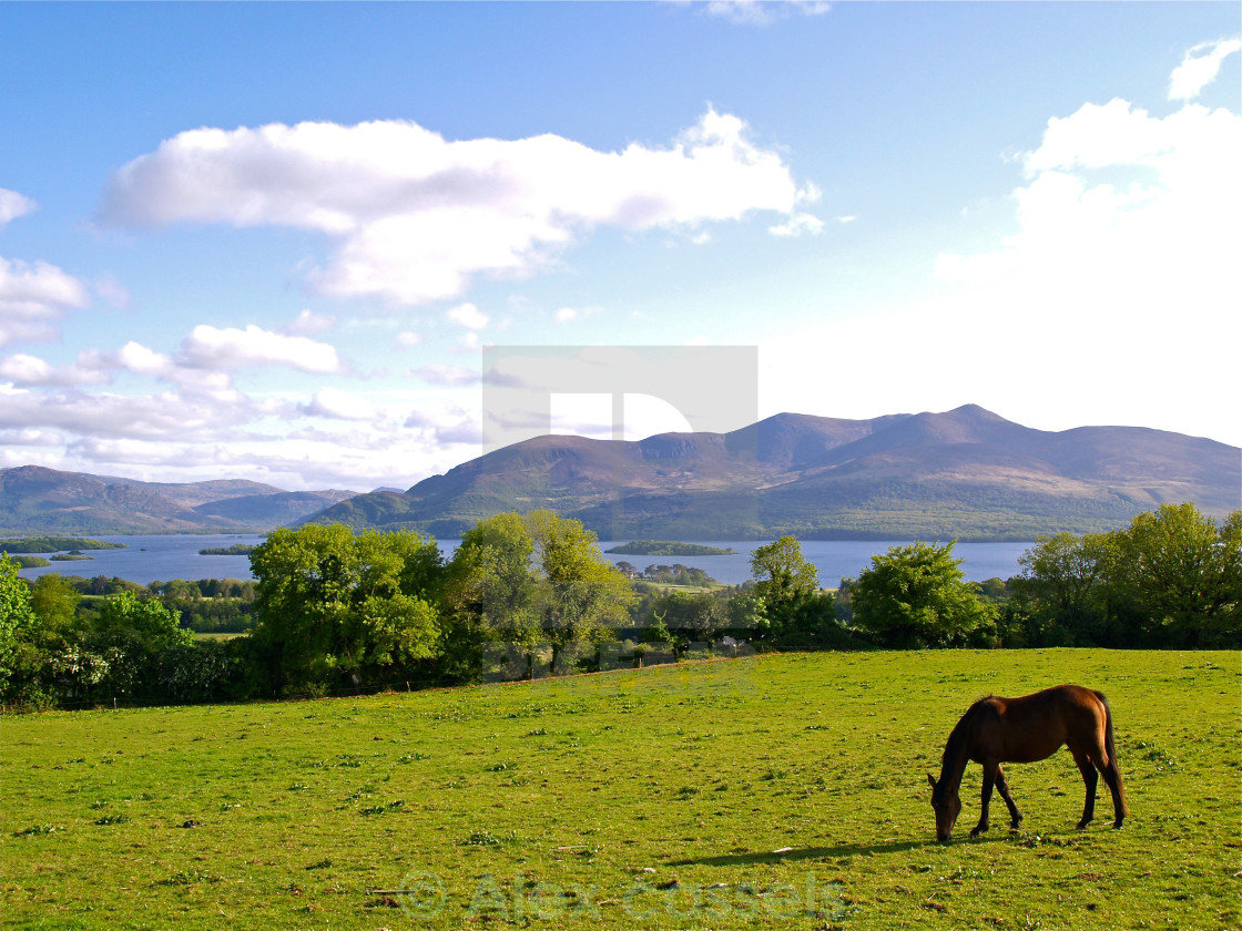 "Aghadoe Hill" stock image