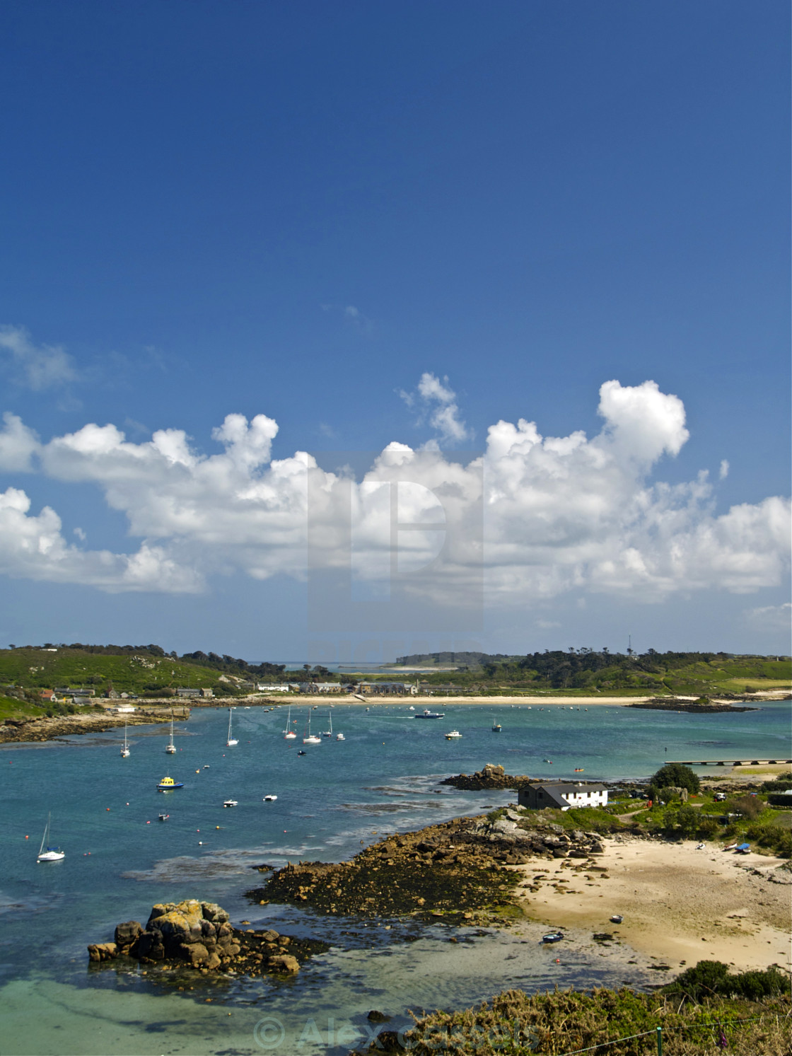 "The Isles of Scilly" stock image