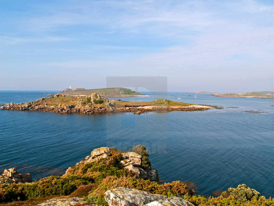 "The Isles of Scilly" stock image