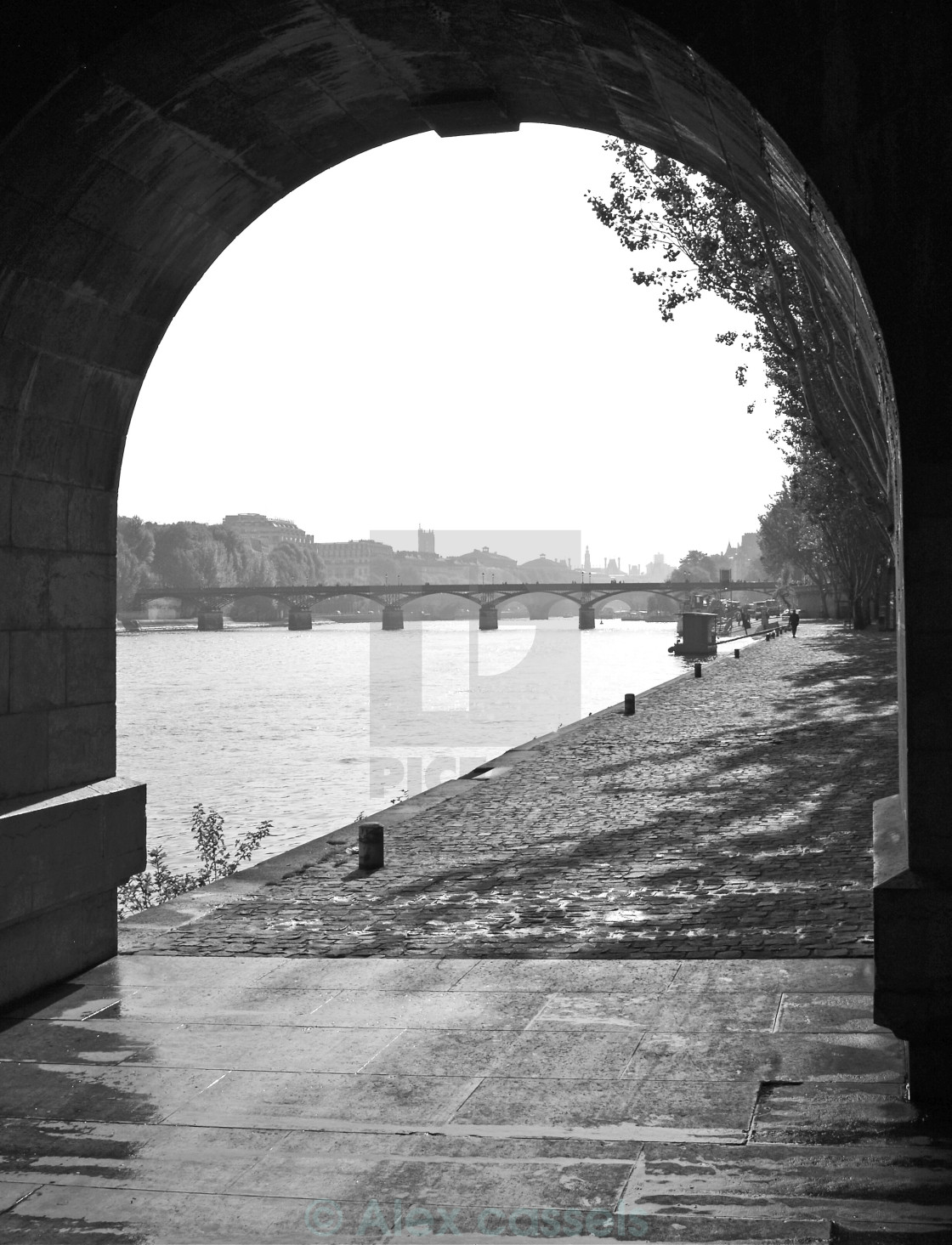 "Pont des Arts" by Alex cassels - $31.58 "Pont des Arts" stock image