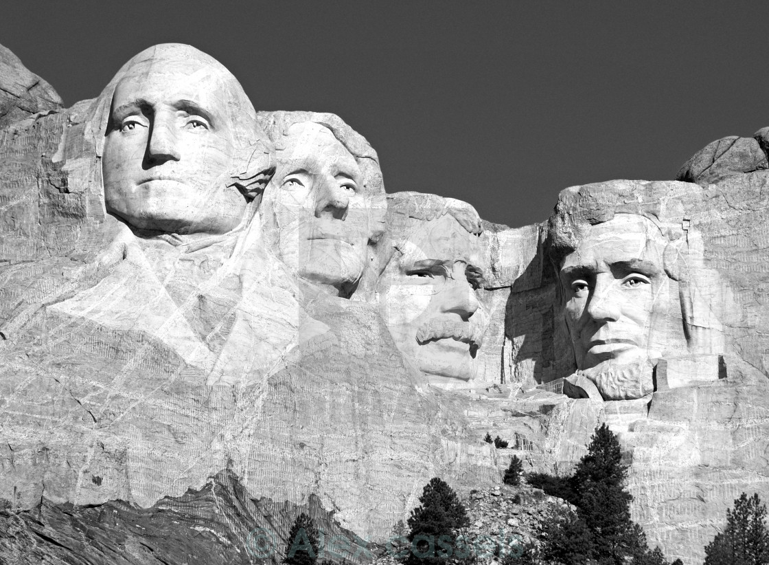 "Mount Rushmore" stock image