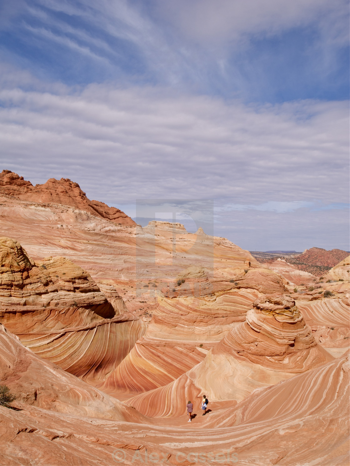 "The Coyote Buttes" stock image