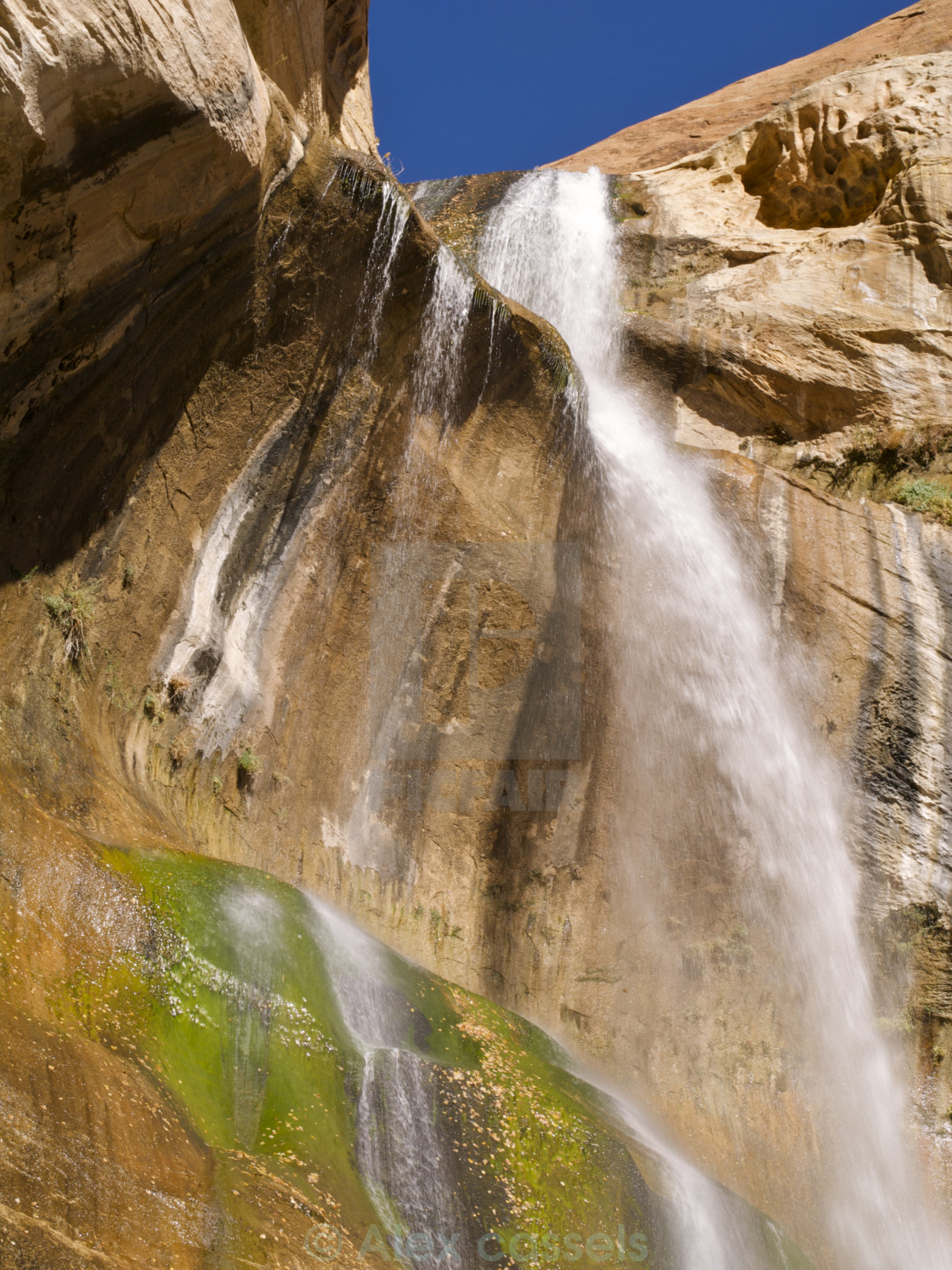 "Lower Calf Creek Falls" stock image