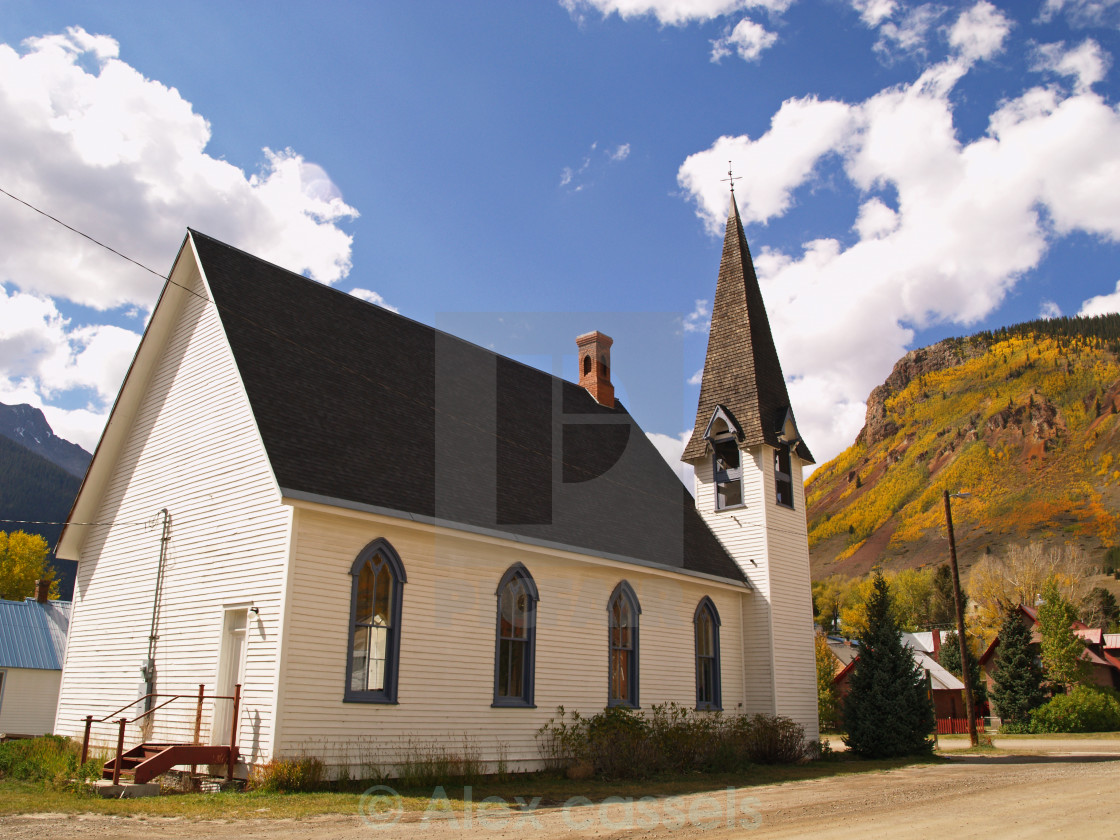 "Silverton Church" by Alex cassels - $31.72 "Silverton Church" stock image