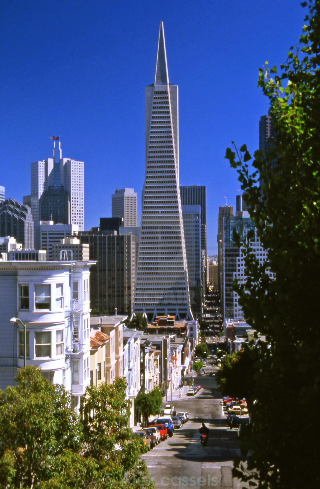 "The TransAmerica Pyramid Building" stock image