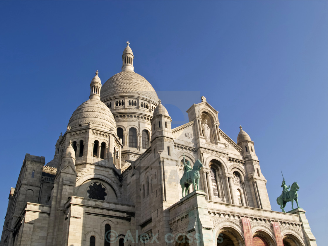 "Sacre Coeur Basilica" stock image