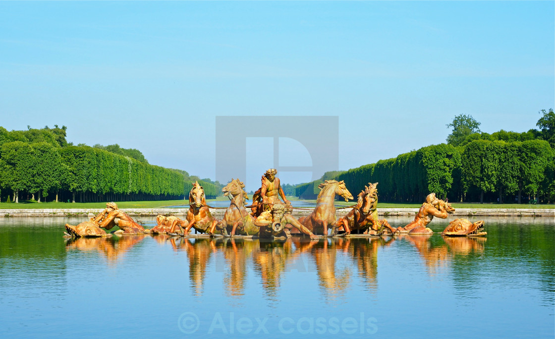 "The Fountain of Apollo" stock image