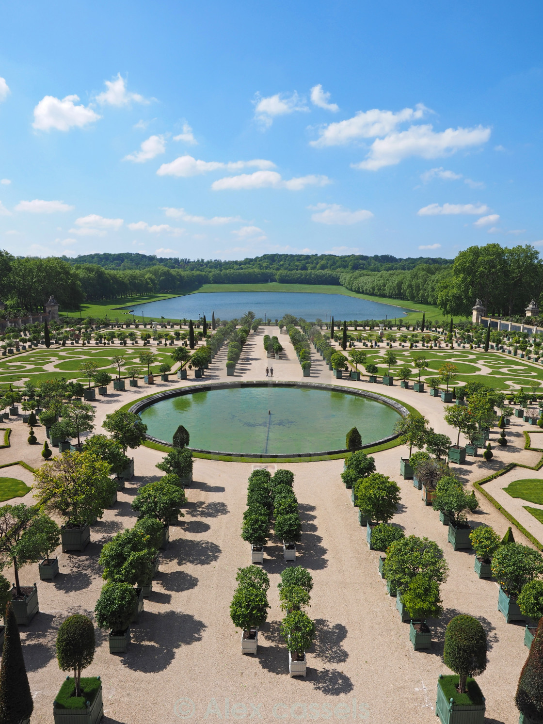 "The Orangerie at Versailles" stock image